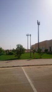 تنسيق حدائق منزلية مميزة مع إضاءة جميلة ومسطحات خضراء.